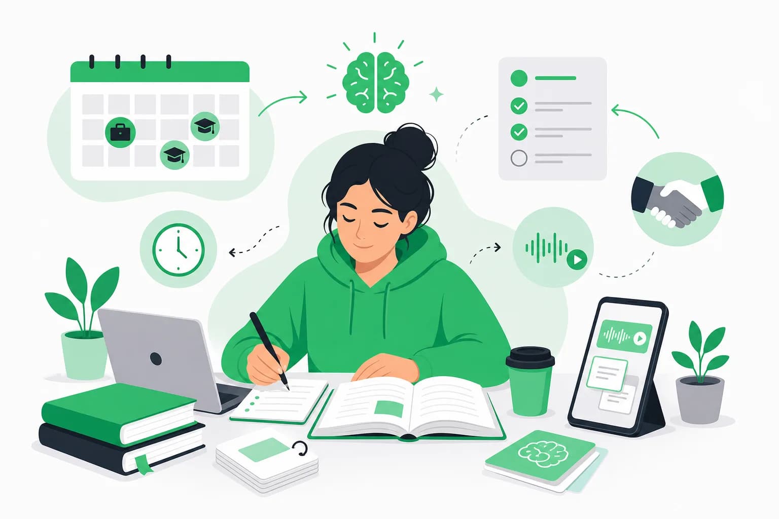🕒 Cómo preparar tus exámenes de enero con un trabajo de estudiante