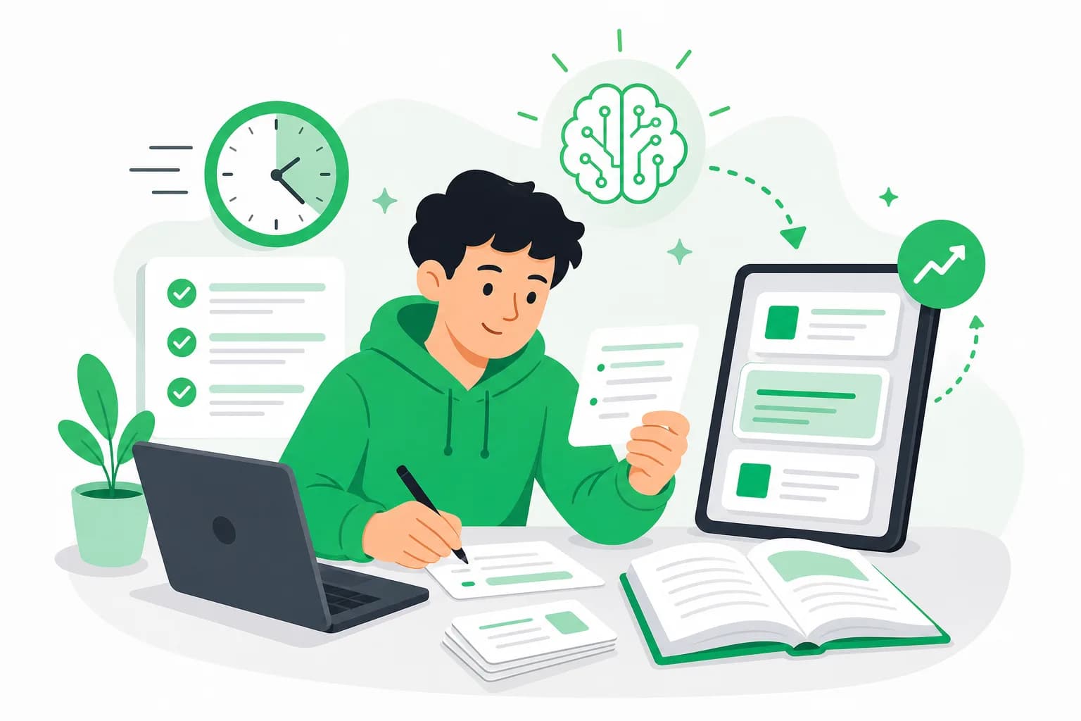 Express revision: how an AI study sheet helps you score points