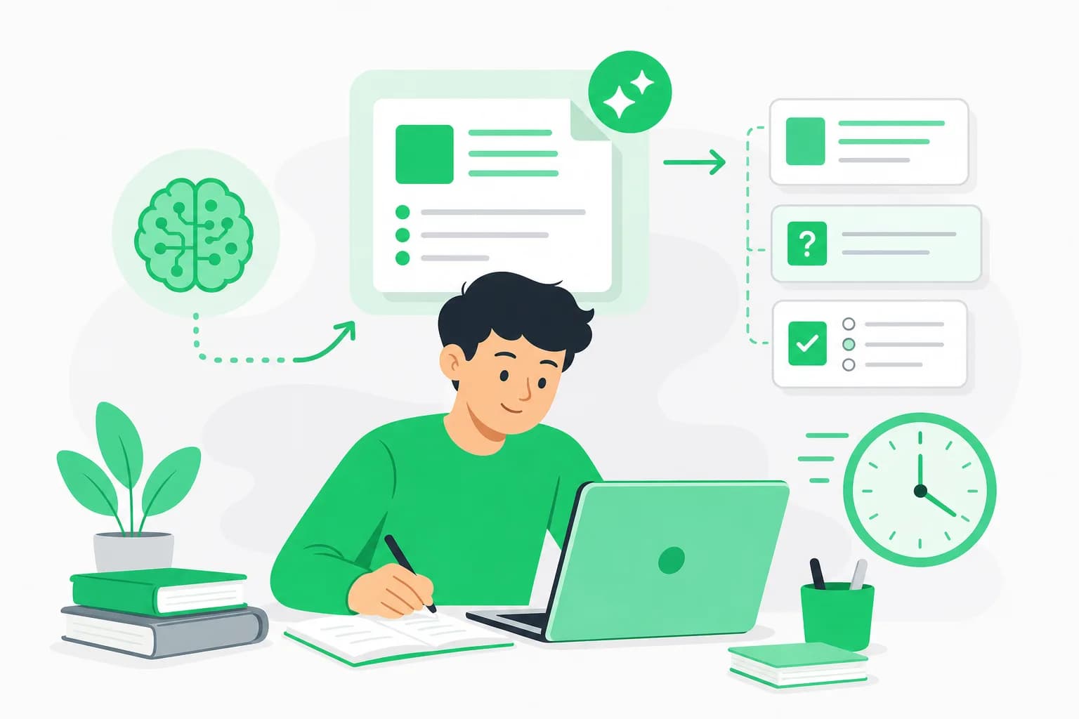 🤖 Study faster with AI: the app that makes your revision notes for you